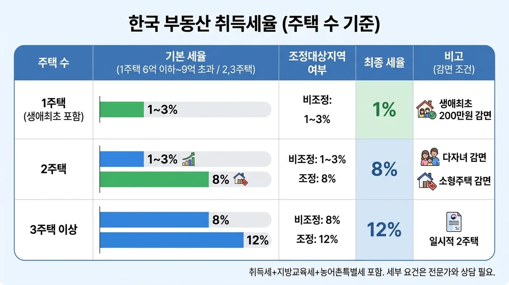 부동산 취득세율표 2026 부동산 취득세 2026