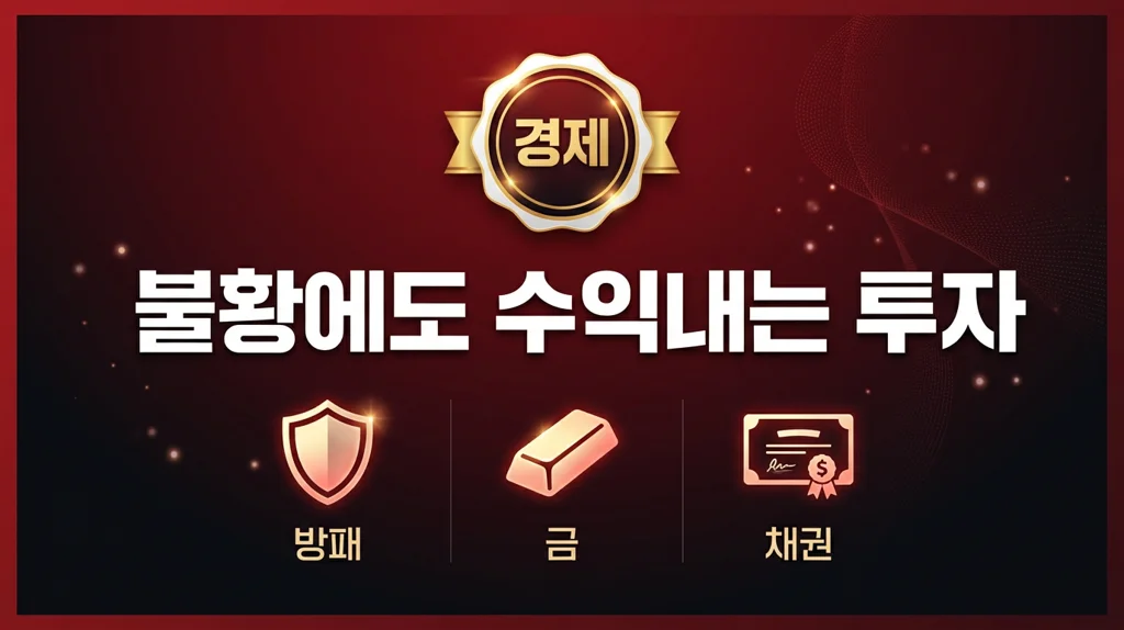 경기침체 대비 재테크 전략 2026: 불황에 돈 버는 5가지 자산배분법 1 경기침체 불황 대비 투자 전략 2026 방어적 포트폴리오 인포그래픽