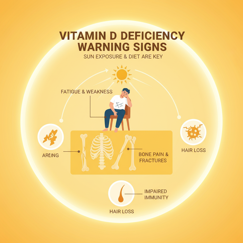 Vitamin D deficiency symptoms warning signs 2026