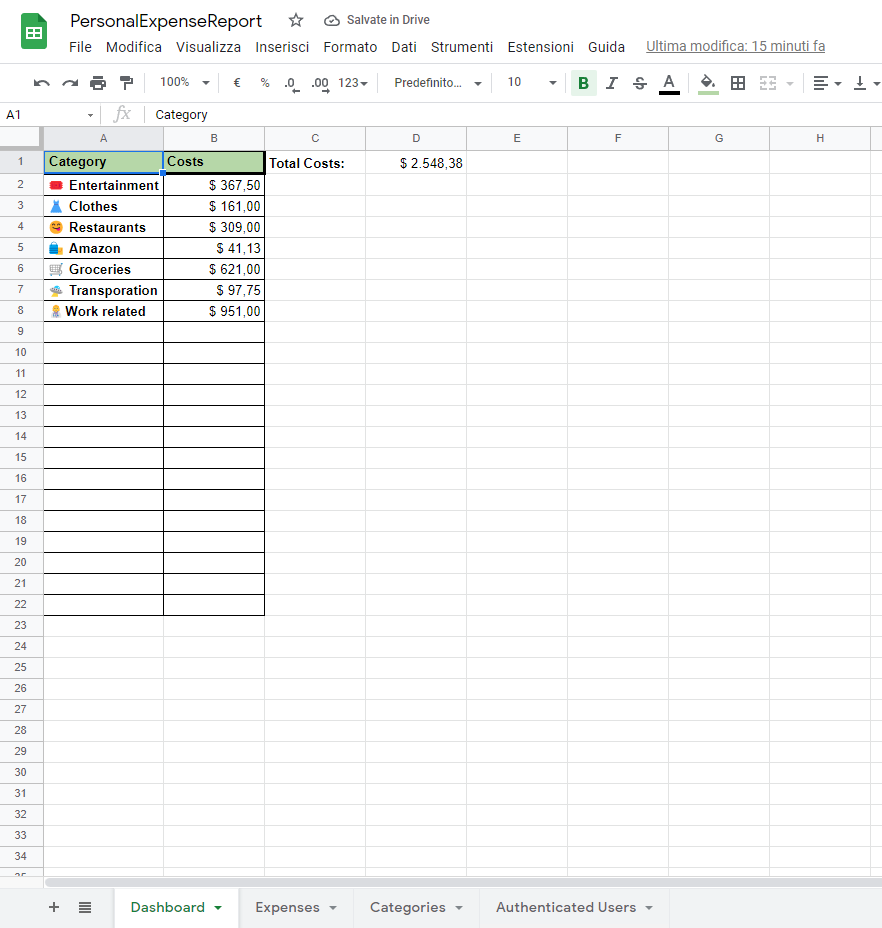 GoogleSheet