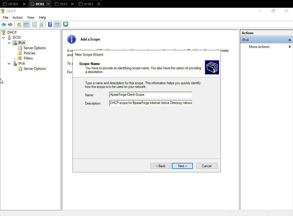 Active Directory homelab