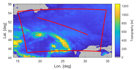 Map view in figure 1