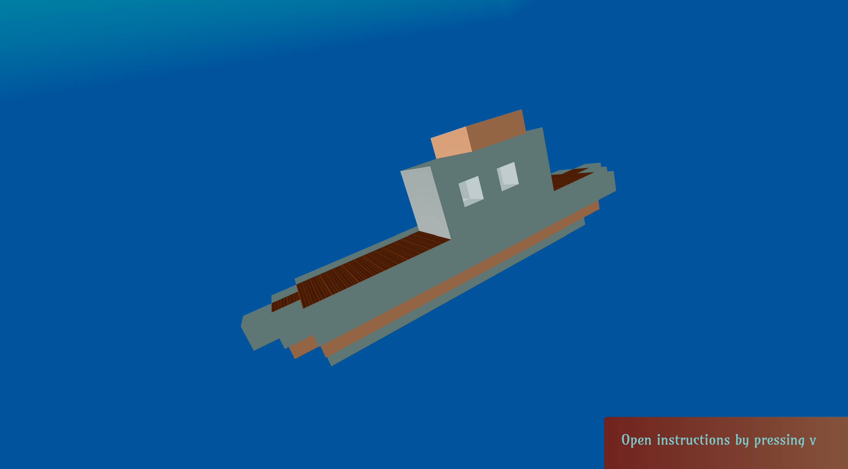 Screenshot of boat