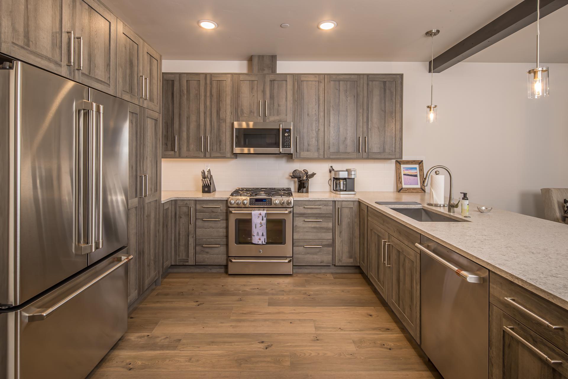 Kitchen at 2C Summit View 302C