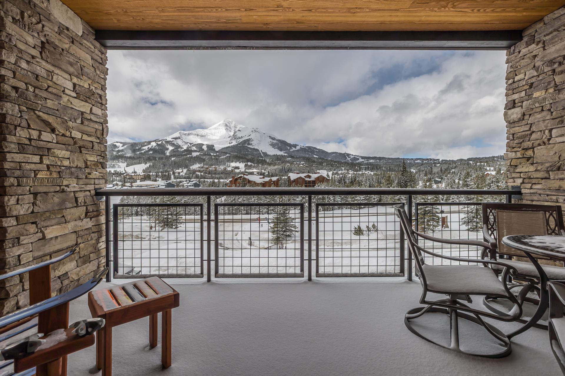 Lone Mountain from the covered deck at 2C Summit View 302C