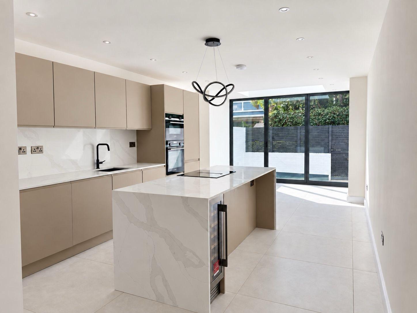 Porchester Terrace, Bayswater, a fully refurbished four-bedroom house with an open plan kitchen and private garden