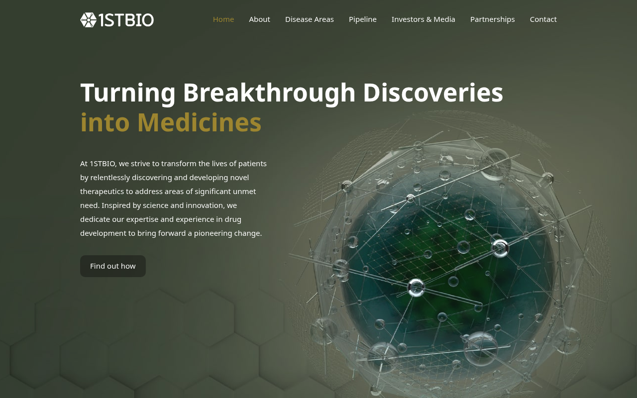1ST Biotherapeutics screenshot