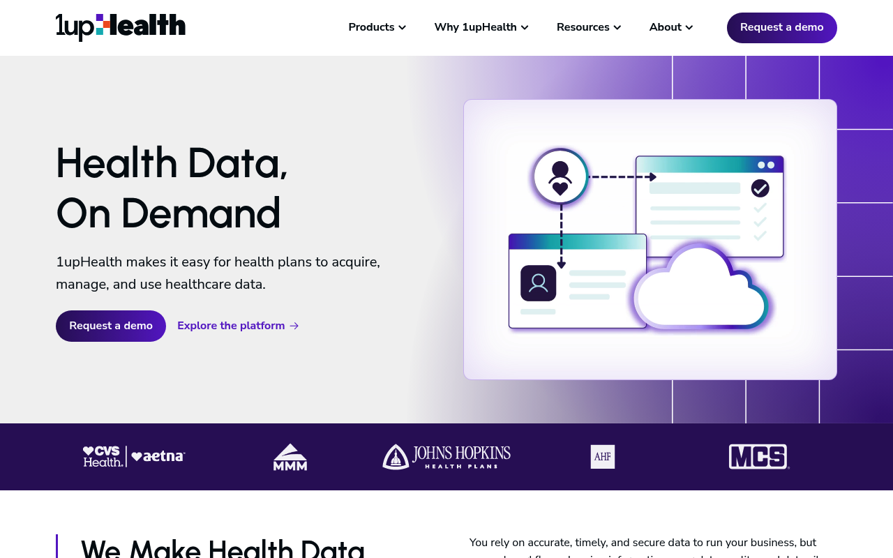 1upHealth screenshot