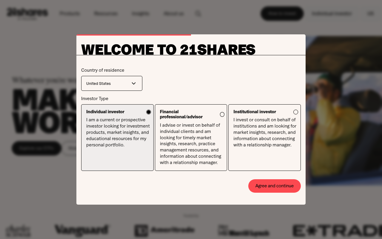 21Shares screenshot