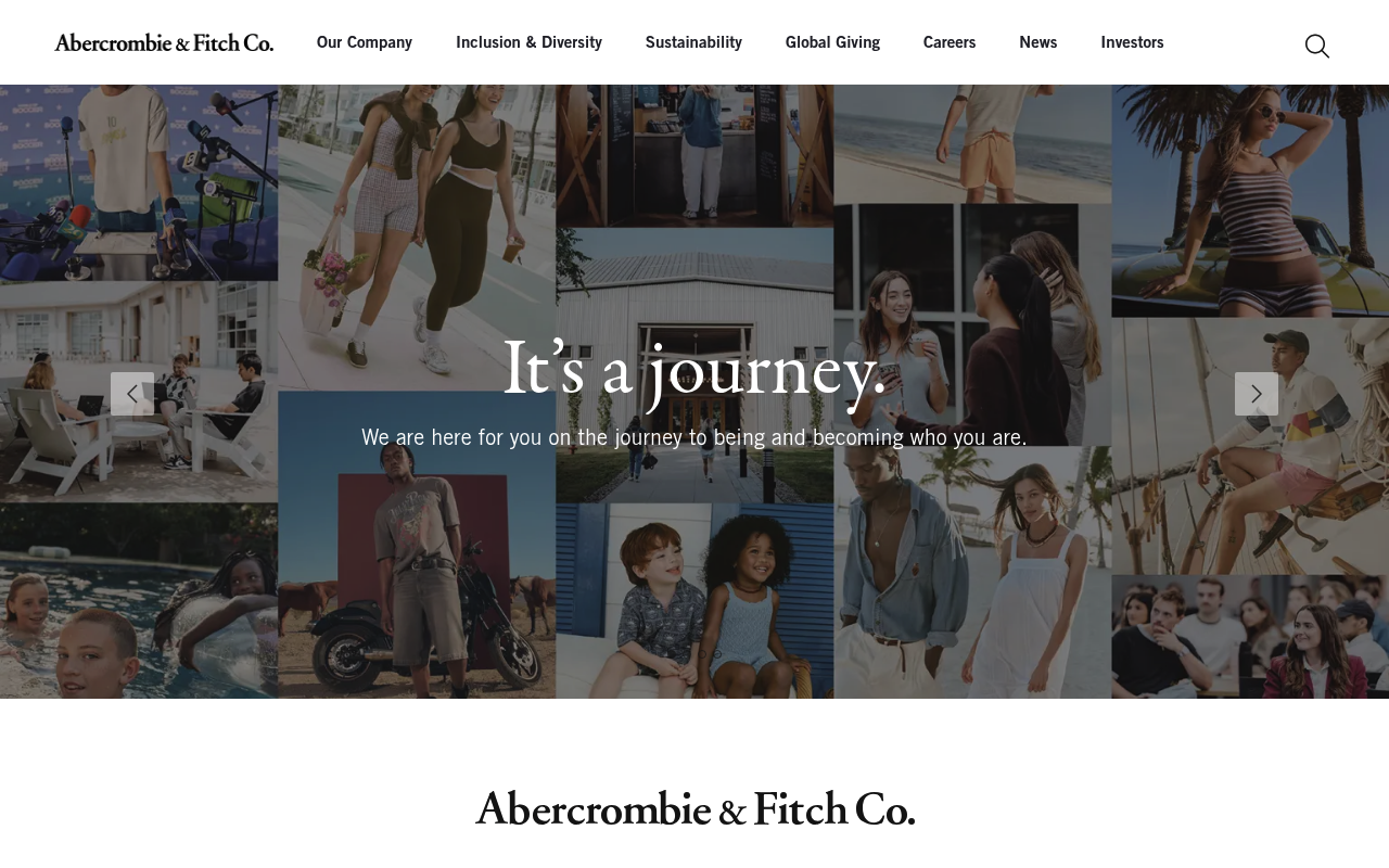 Abercrombie and Fitch screenshot