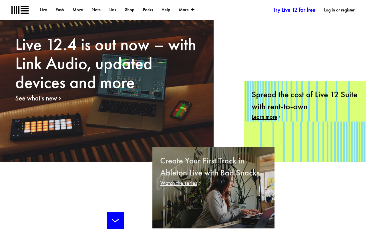 Ableton screenshot