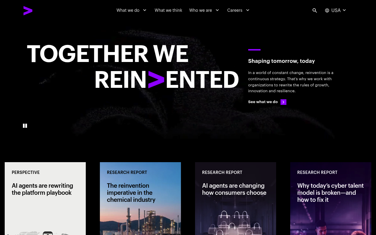 Accenture screenshot