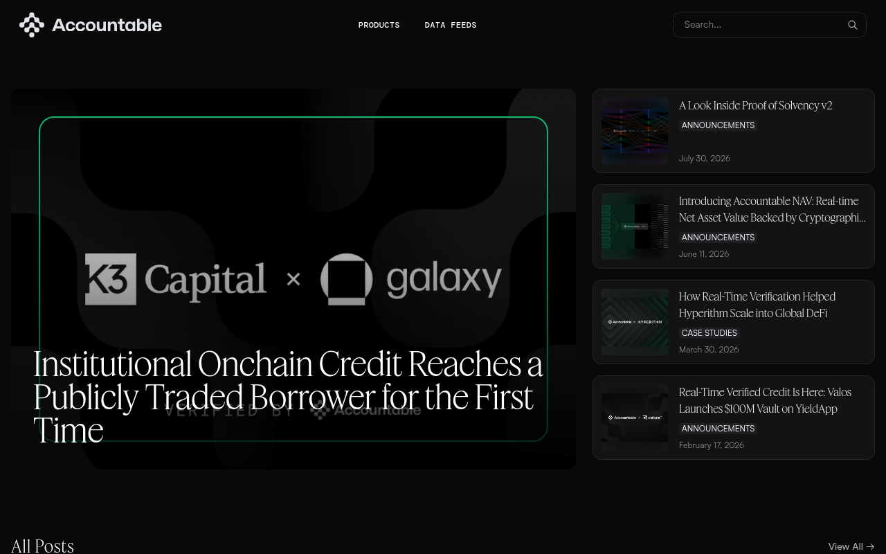 Accountable screenshot