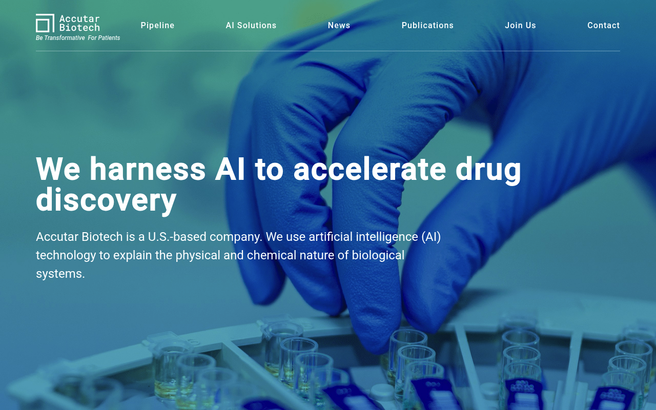 Accutar Biotechnology screenshot