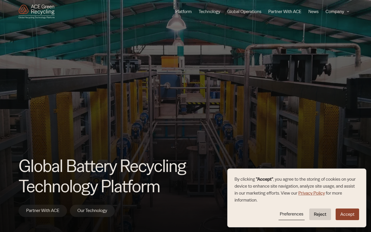 ACE Green Recycling screenshot