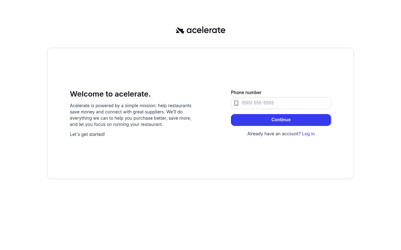 Acelerate screenshot