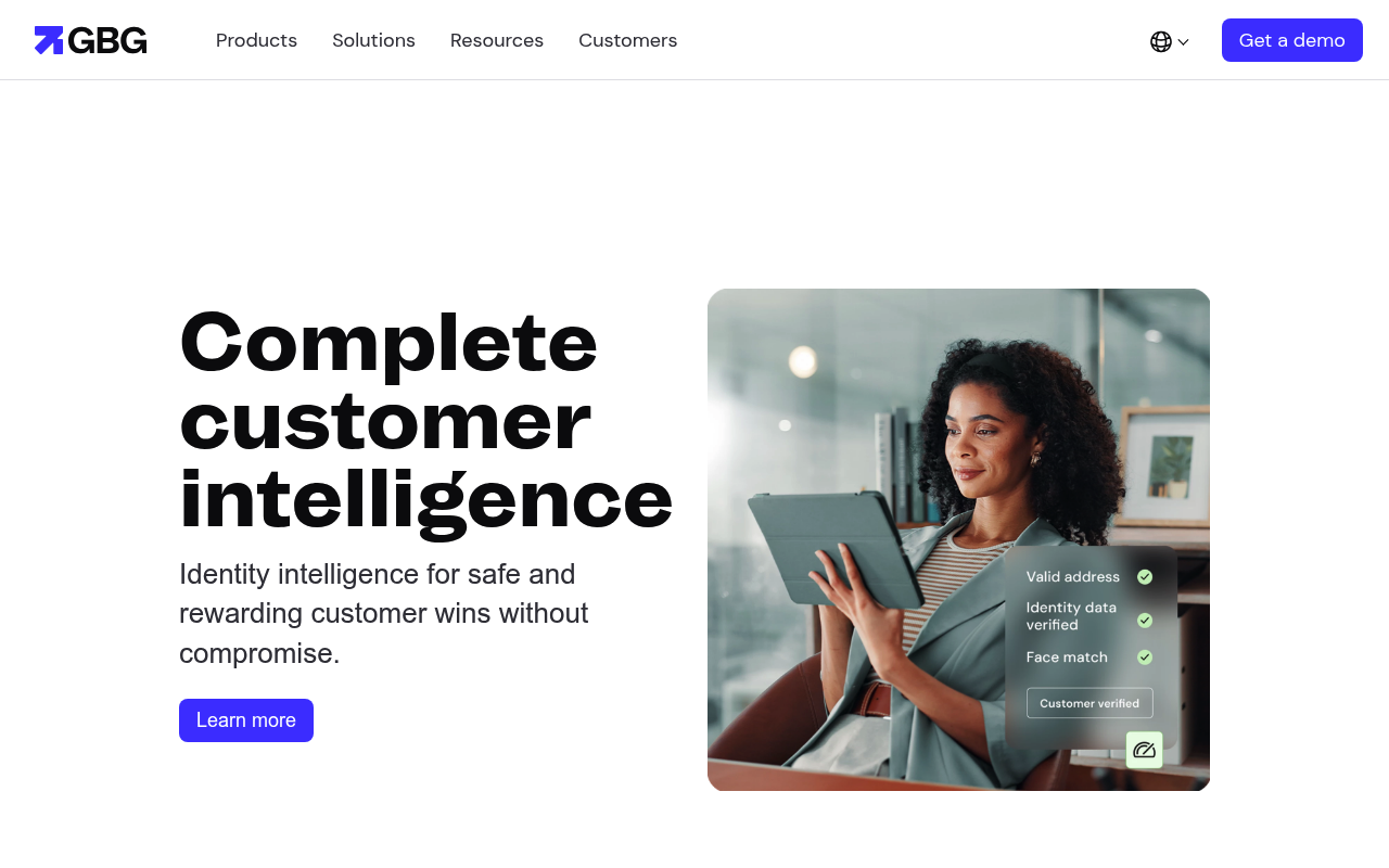 Acuant website screenshot