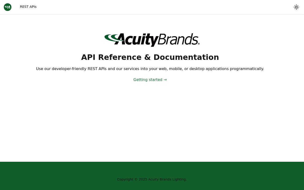 acuity-brands website screenshot