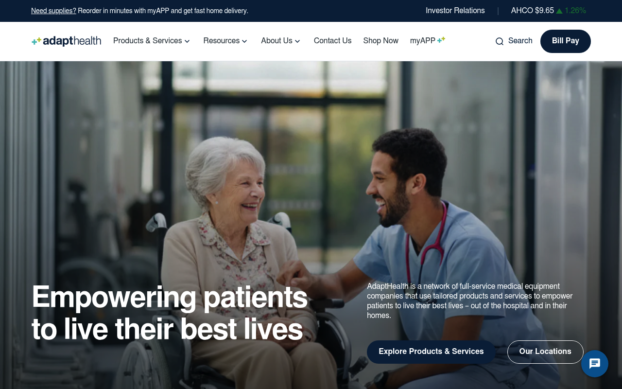 AdaptHealth screenshot