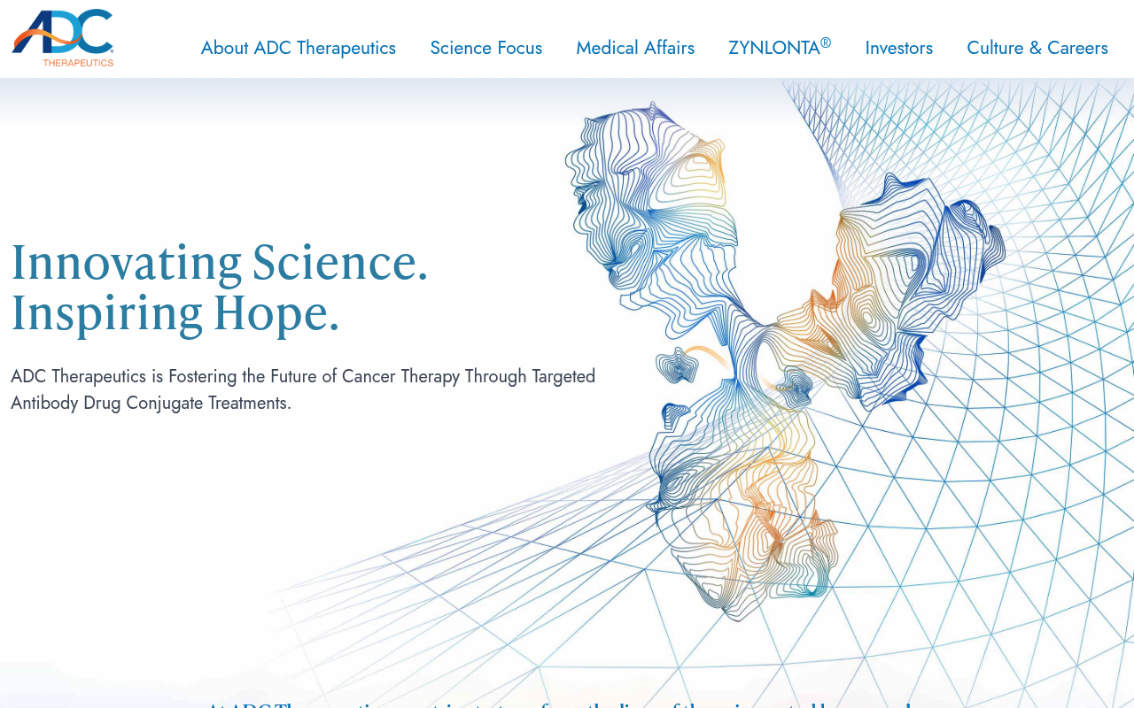 ADC Therapeutics screenshot