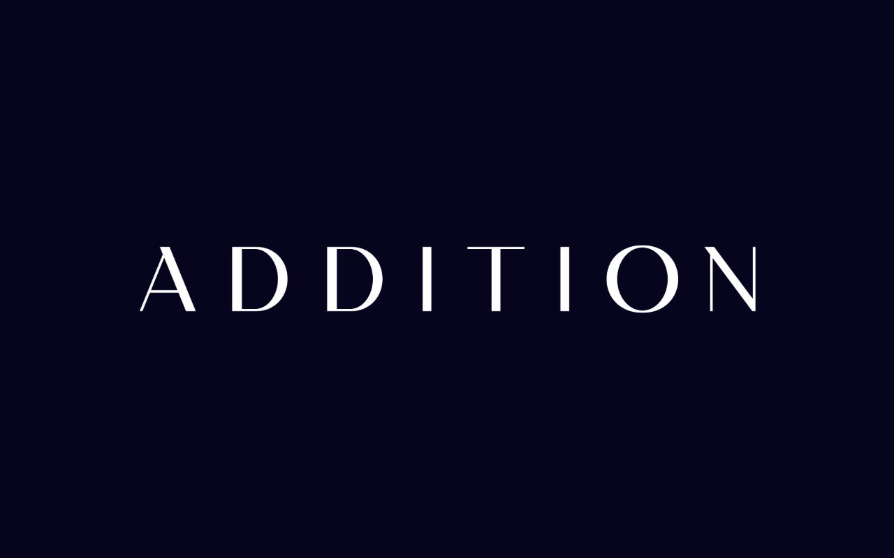 Addition screenshot