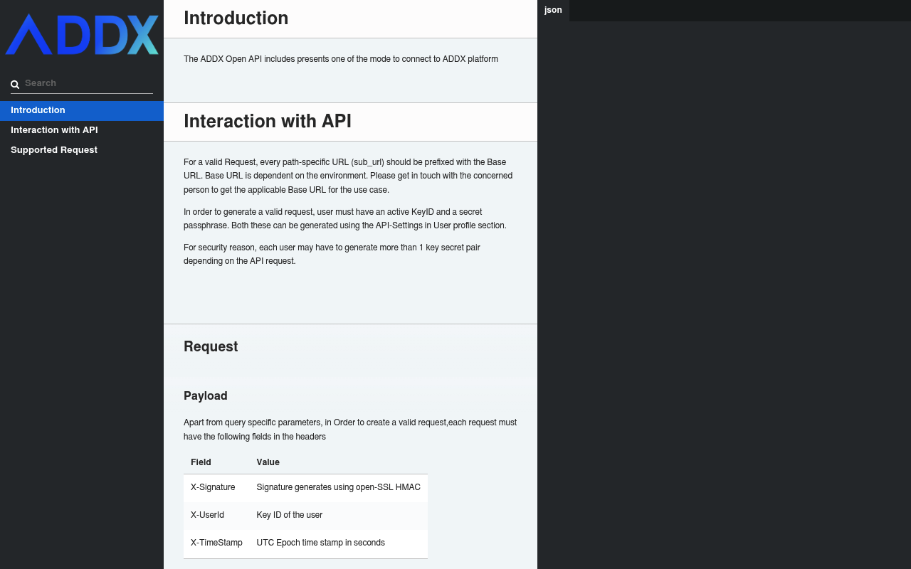 ADDX screenshot