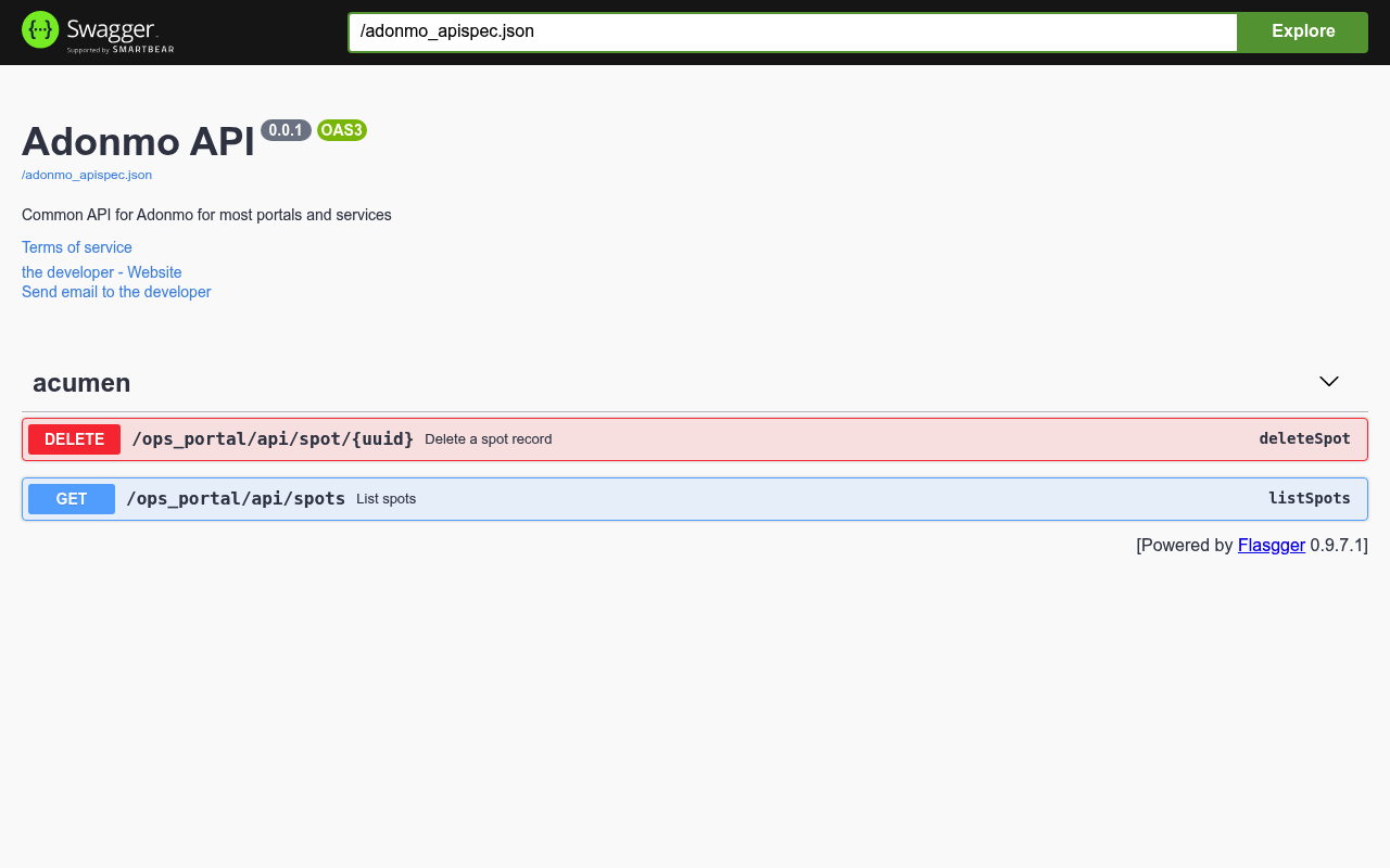 Adonmo screenshot