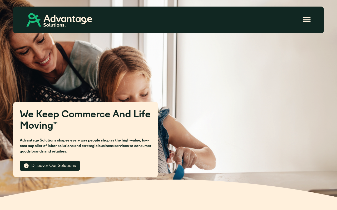 Advantage Solutions screenshot