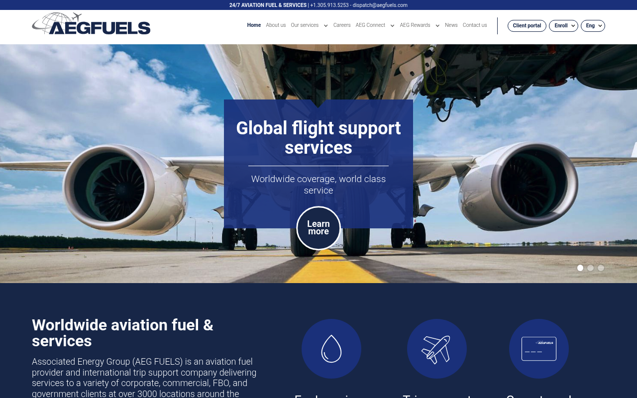 AEG Fuels screenshot