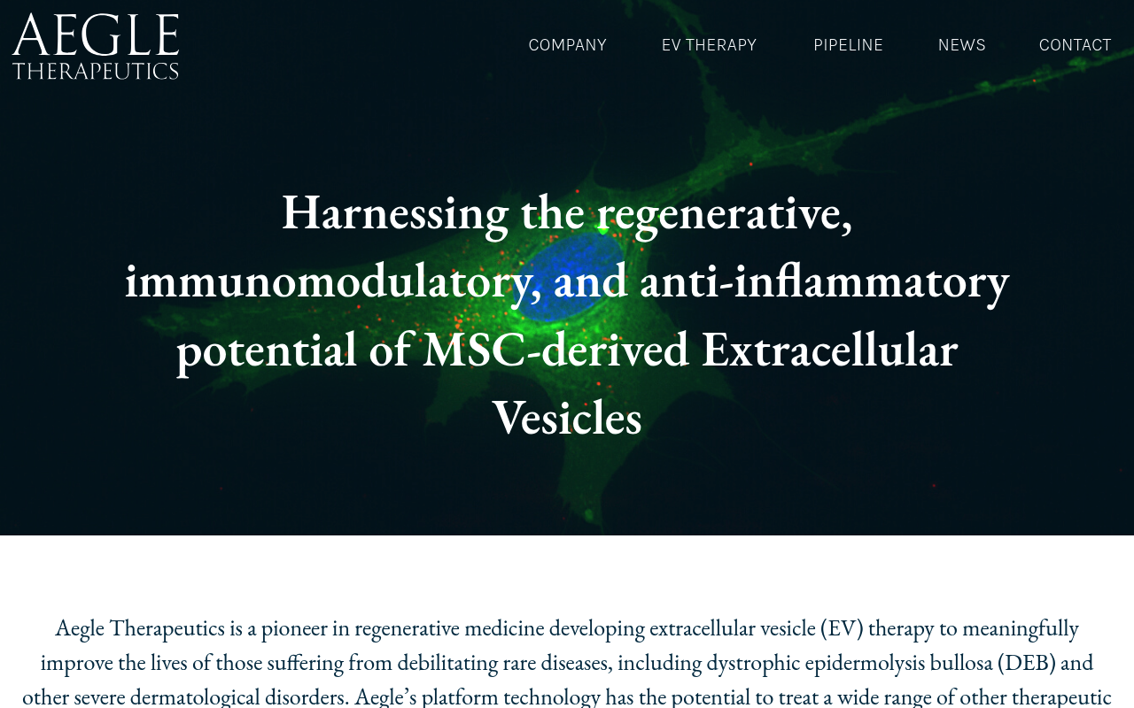 Aegle Therapeutics screenshot