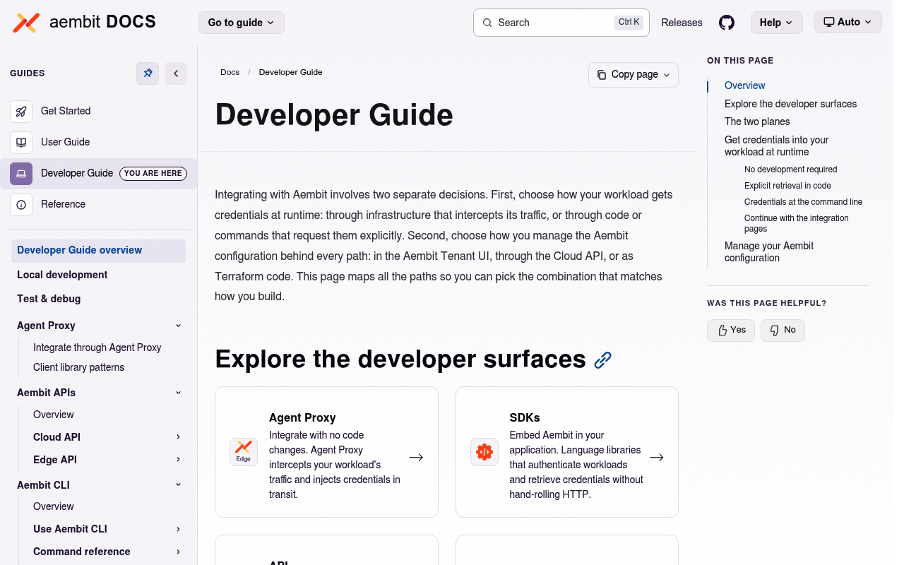 Aembit website screenshot