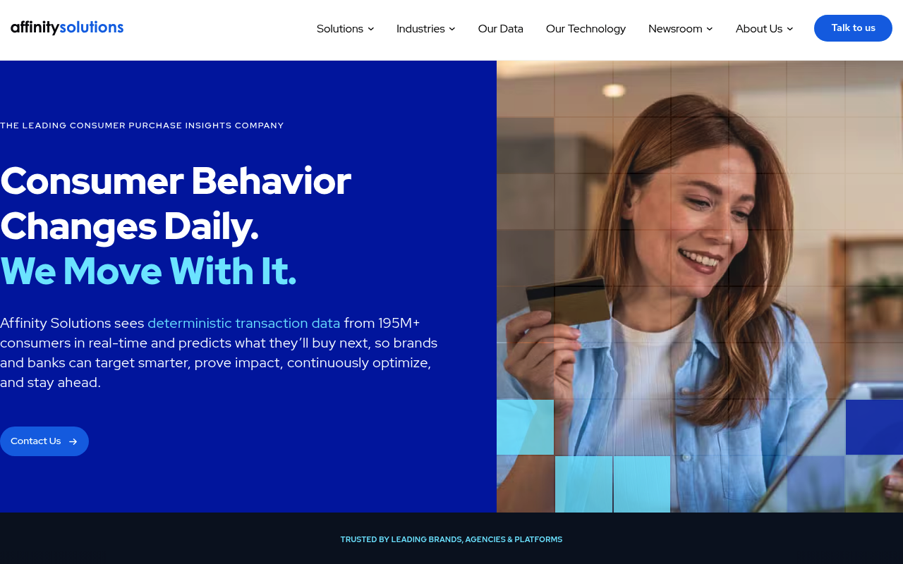 Affinity Solutions screenshot