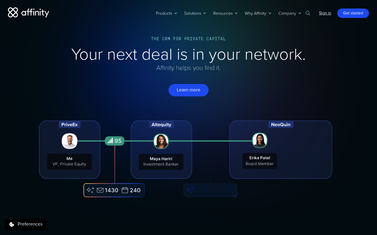 Affinity website screenshot