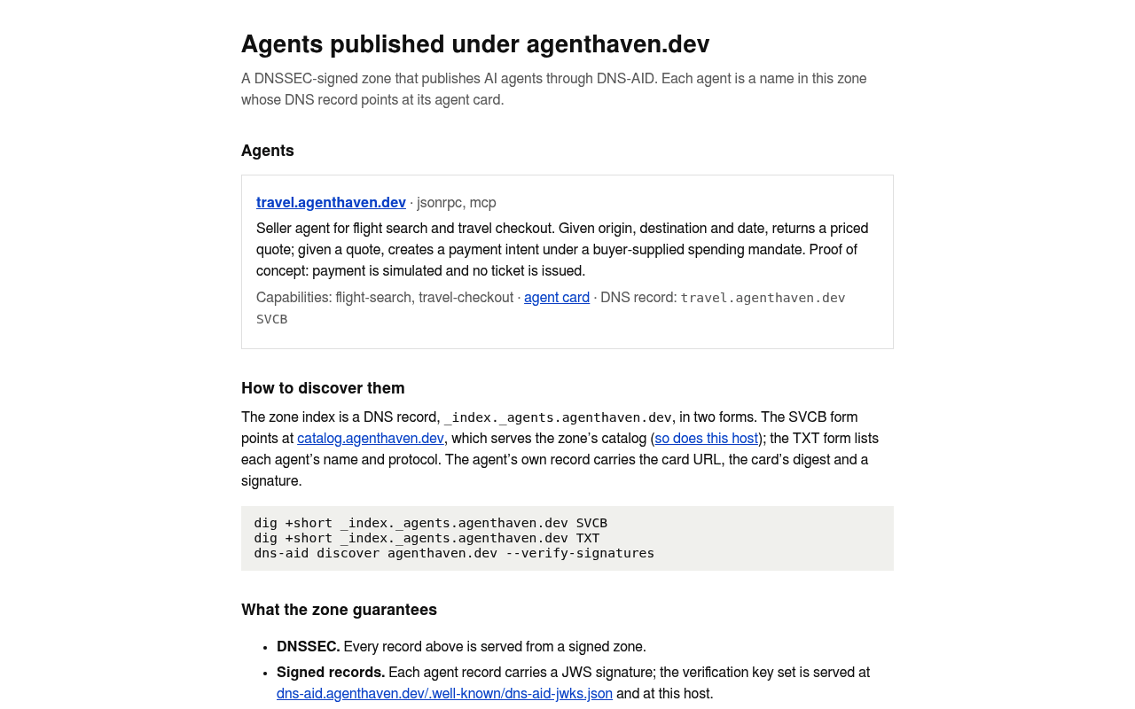Agent Bench screenshot