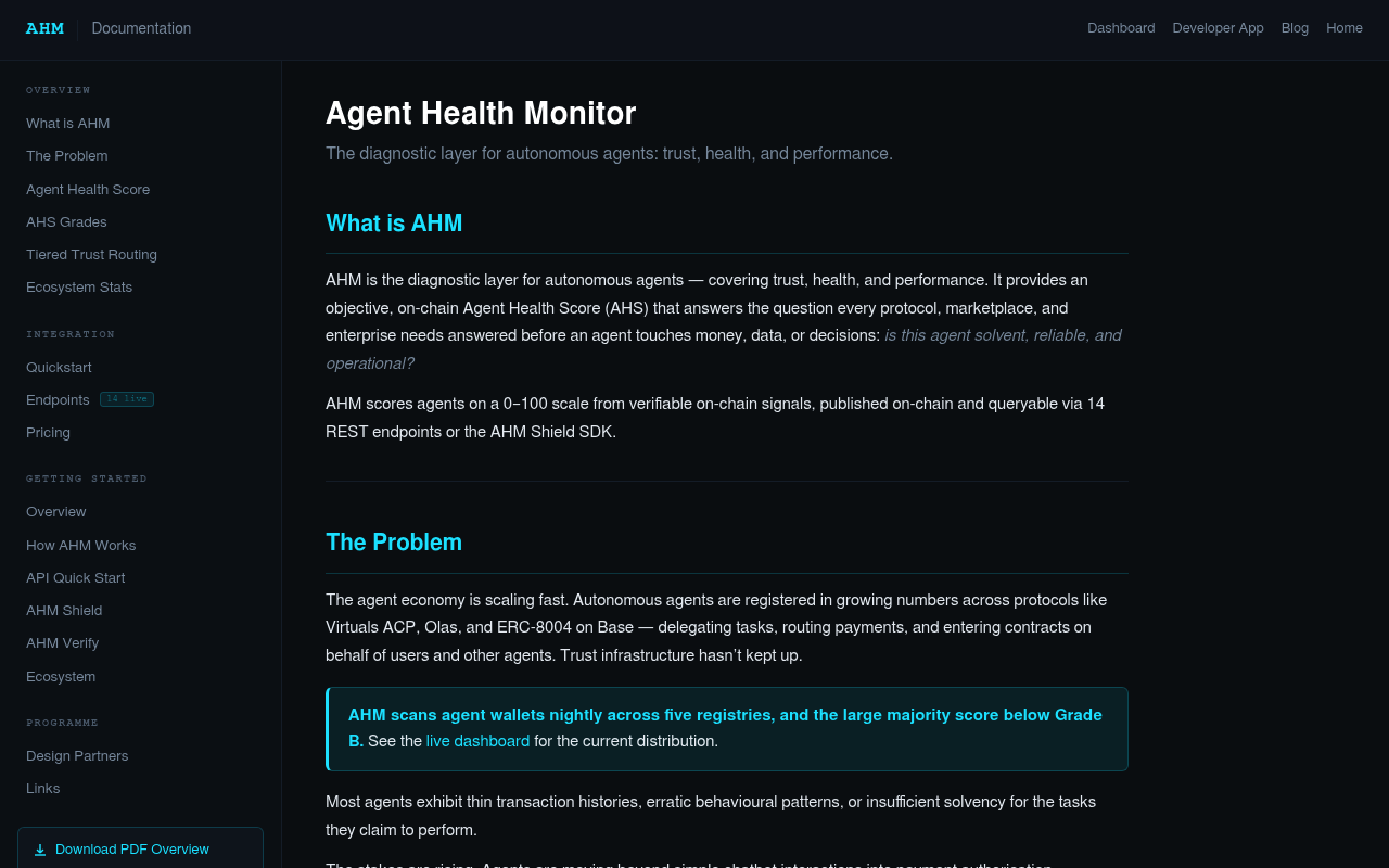 Agent Health Monitor screenshot