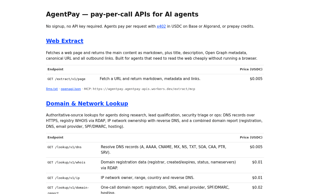 AgentPay screenshot