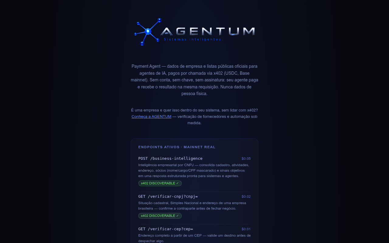 AGENTUM screenshot