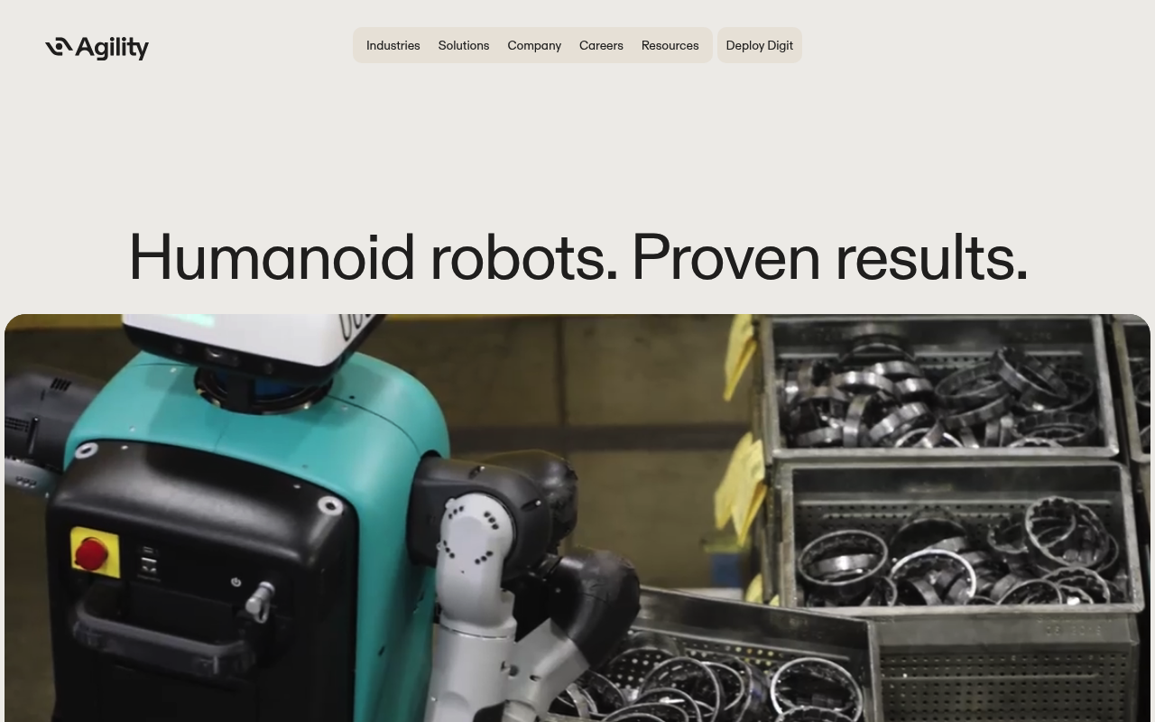Agility Robotics screenshot