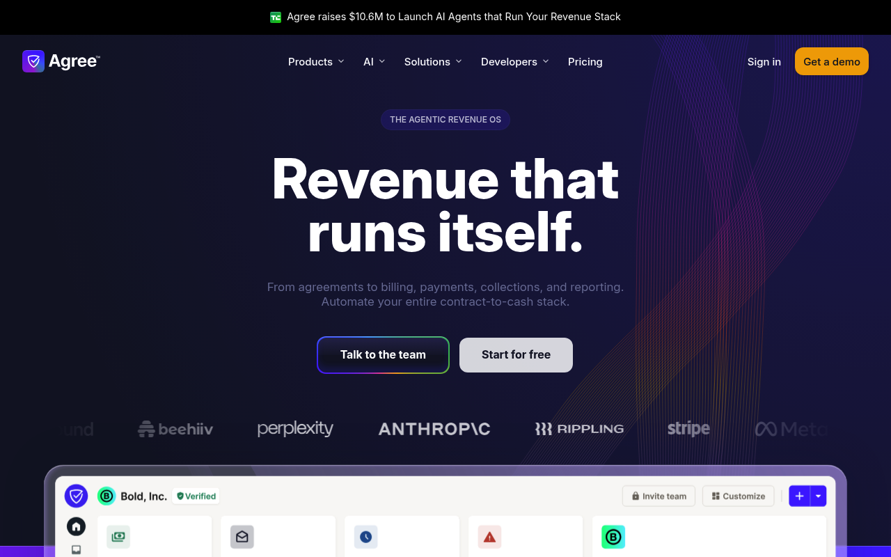 Agree.com website screenshot