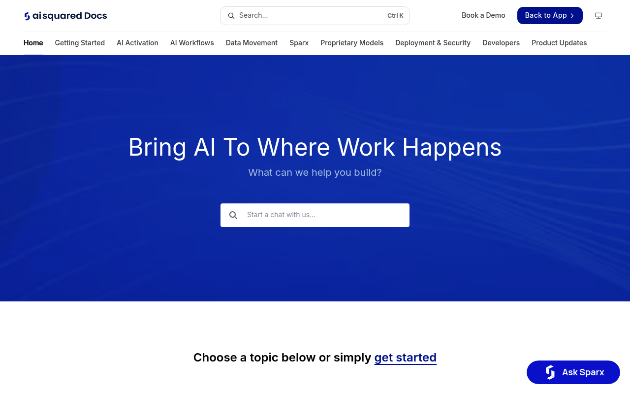 AI Squared website screenshot