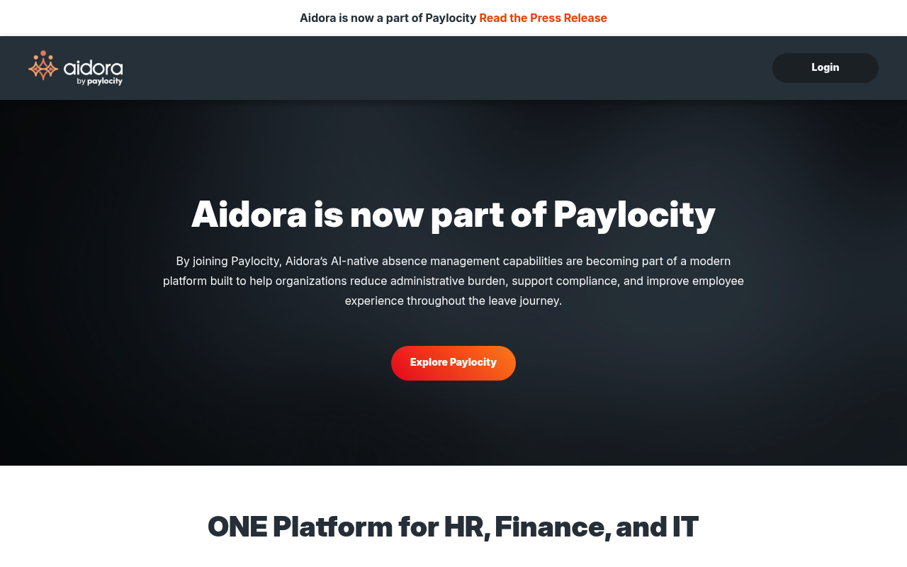 Aidora screenshot