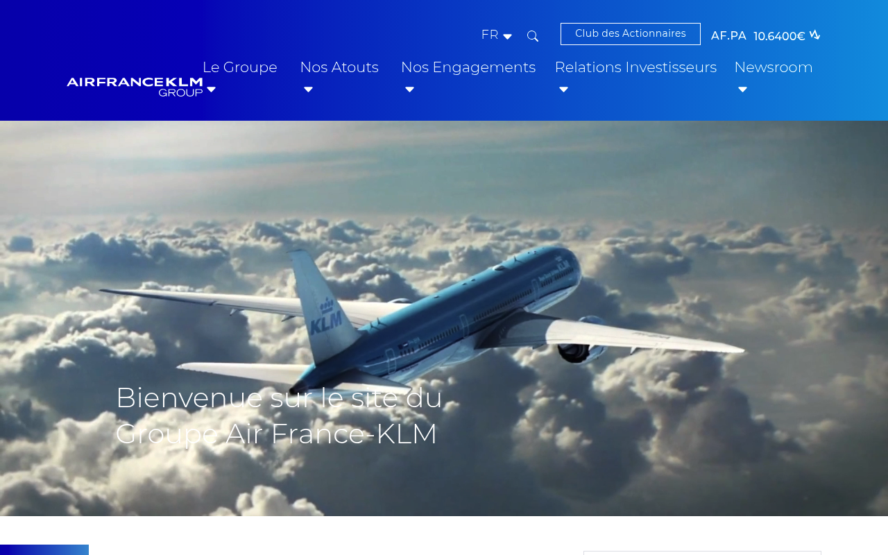 Air France-KLM screenshot
