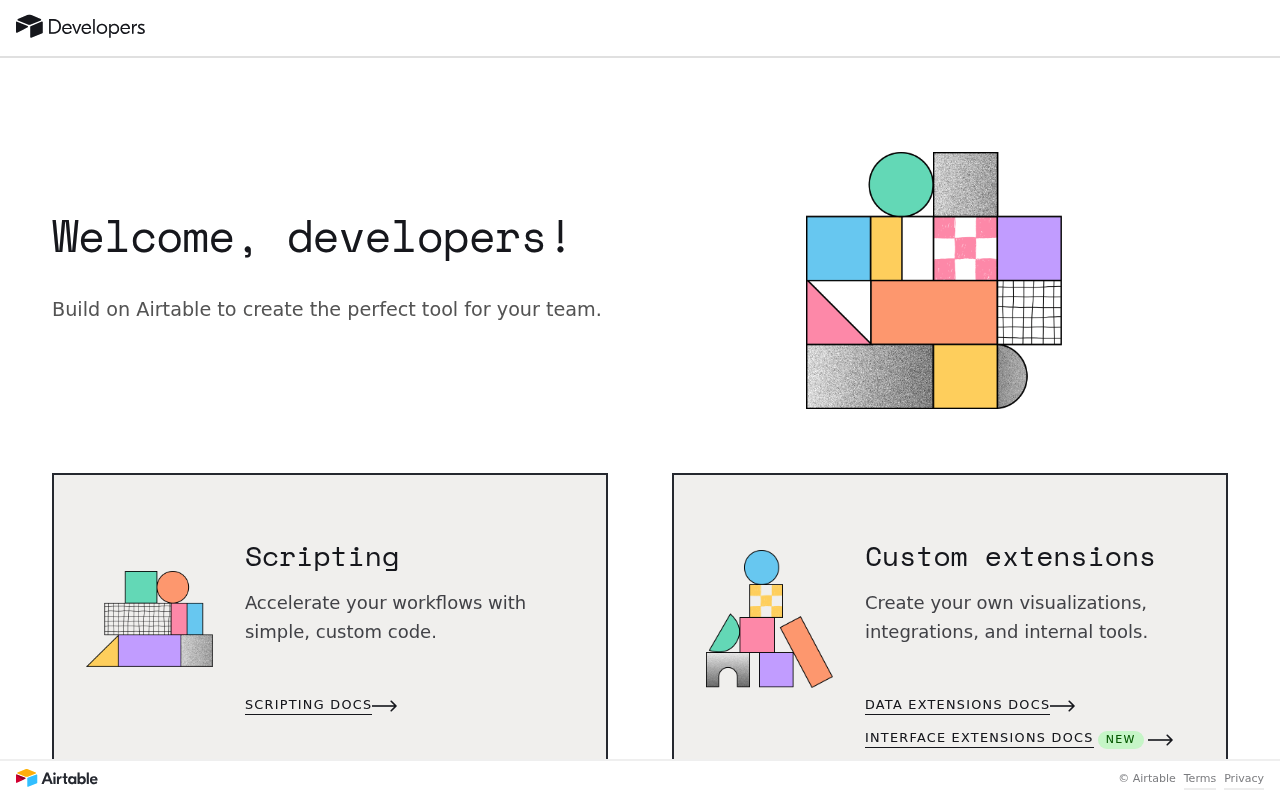 Airtable website screenshot