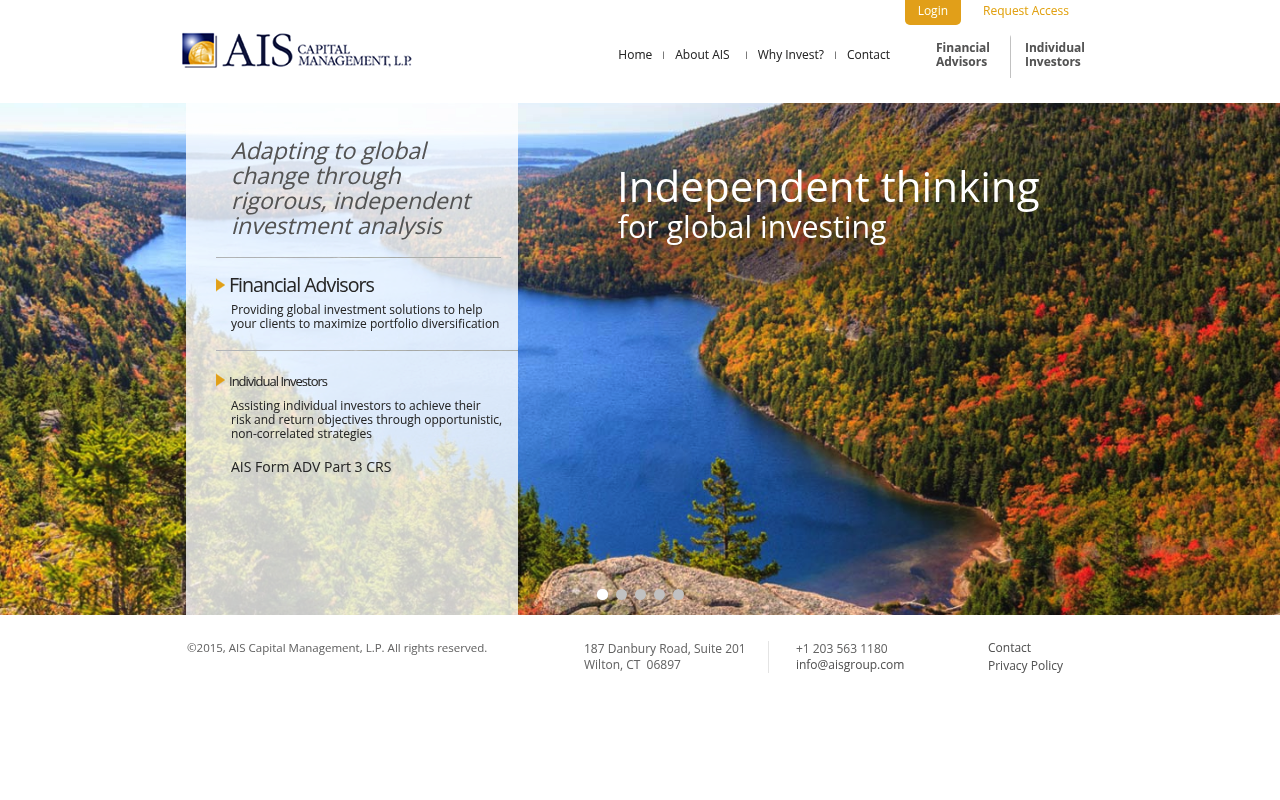 AIS Group website screenshot