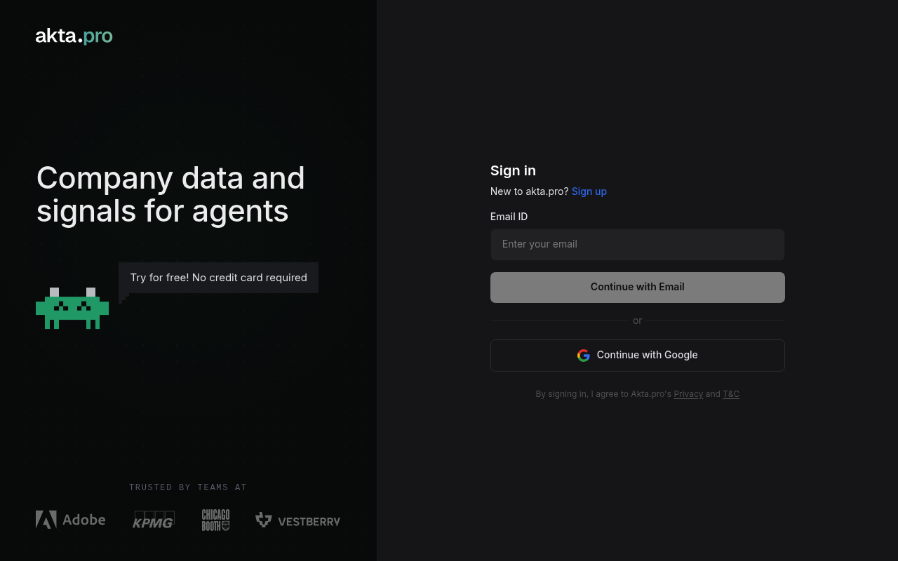 akta.pro website screenshot