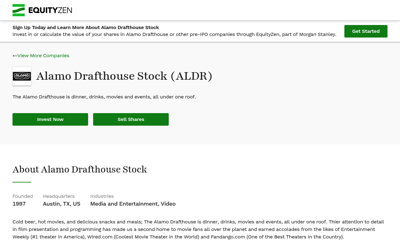 Alamodrafthouse screenshot