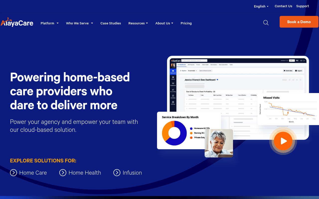 AlayaCare screenshot