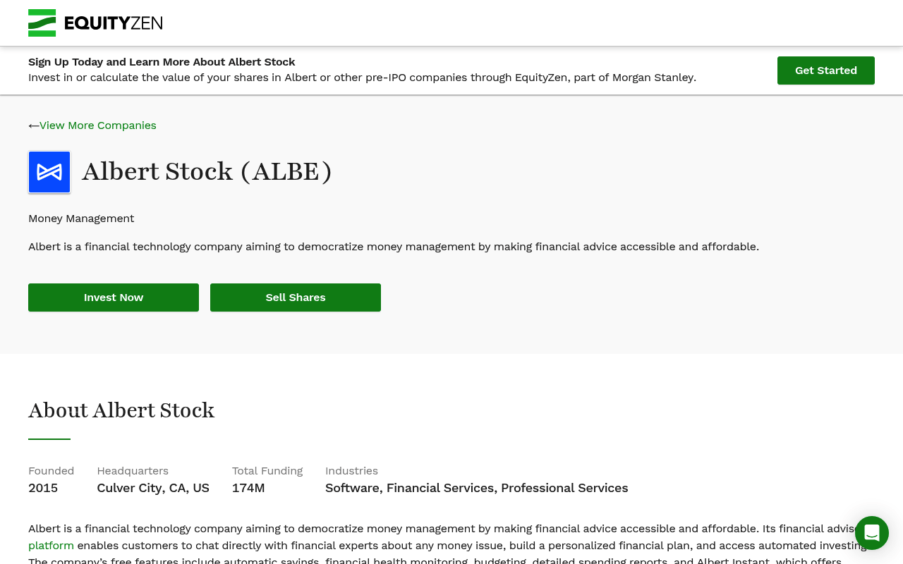 Albert3 screenshot