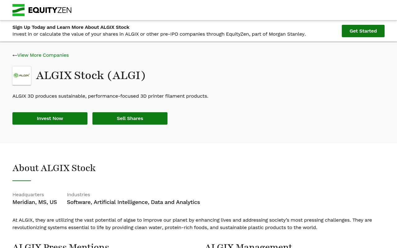 Algix screenshot