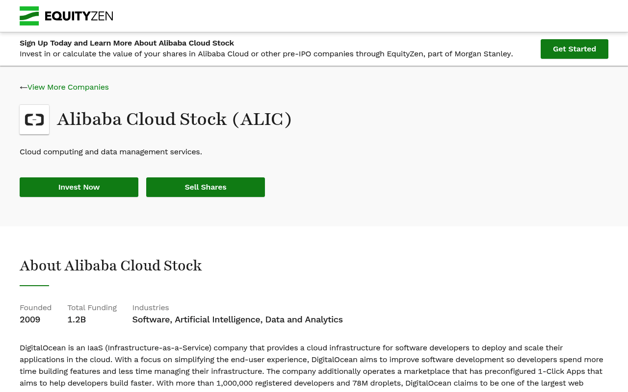 Alibabacloud screenshot